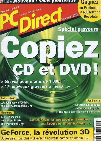 PC DIRECT N°54. COPIEZ, CD ET DVD!