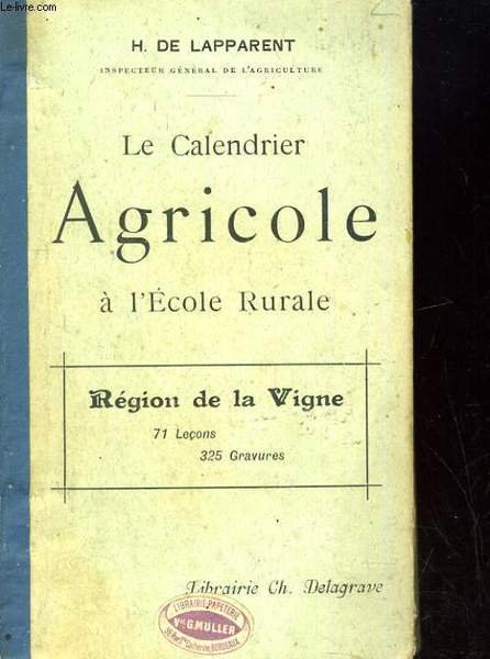 LE CALENDRIER AGRICOLE EXPLIQUE A L'ECOLE RURALE. REGION DE LA …