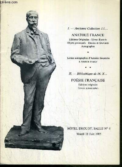 CATALOGUE DE VENTE AUX ENCHERES - HOTEL DROUOT - ANCIENNE …
