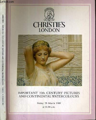 CATALOGUE DE VENTE AUX ENCHERES - LONDON - IMPORTANT 19th …