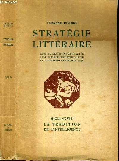 STRATEGIE LITTERAIRE -