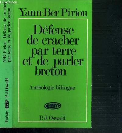 DEFENSE DE CRACHER PAR TERRE ET PARLER BRETON - ANTHOLOGIE …