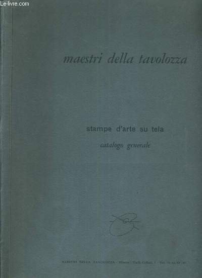 MAESTRI DELLA TAVOLOZZA - STEMPA D'ART SU TELA - CATALOGO …