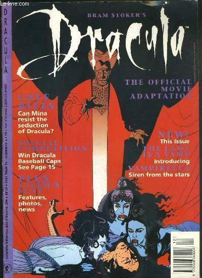 BRAM STOCKER'S DRACULA - VOL 1 - N°4 - 23 MARCH-14 APRIL 1993 - LOVE BITES - SPECIAL COMPETITION - PLUS SALEM'S SLOT - TEXTE EXCLUSIVEMENT EN ANGLAIS