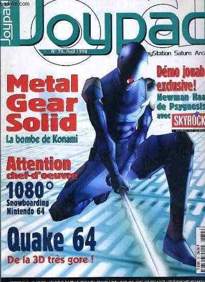 JOYPAD - N° 74 - AVRIL 1998 - METAL GEAR …