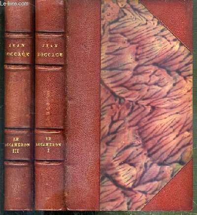 LE DECAMERON - TRADUCTION DE LA MACON - 2 TOMES - I + III