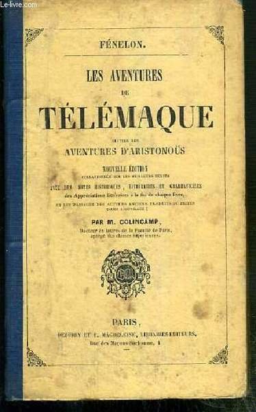 LES AVENTURES DE TELEMAQUE SUIVIES DES AVENTURES D'ARISTONOUS - NOUVELLE …