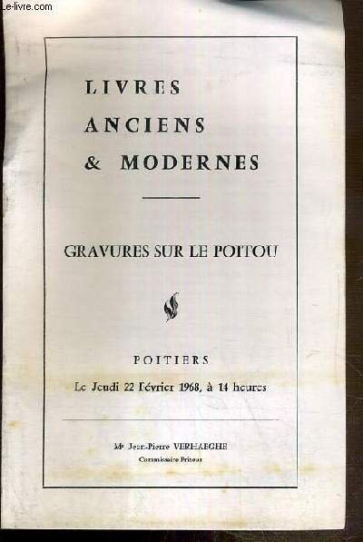 CATALOGUE DE VENTE AUX ENCHERES - LIVRES ANCIENS & MODERNES …
