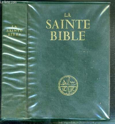 LA SAINTE BIBLE - TRADUITE EN FRANCAIS SOUS LA DIRECTION … | Immagine principale