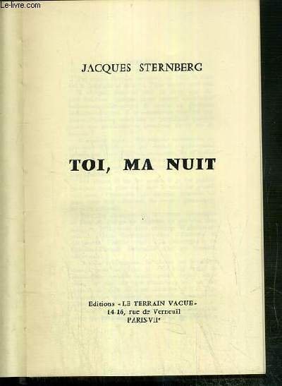 TOI, MA NUIT