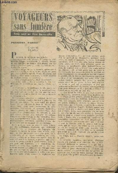 Tirés à part : Voyageurs sans lumière n°6 à 39 …
