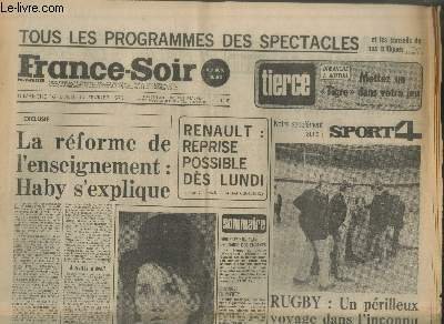 France-Soir Dimanche 16 lundi 17 février 1975. Sommaire : La …