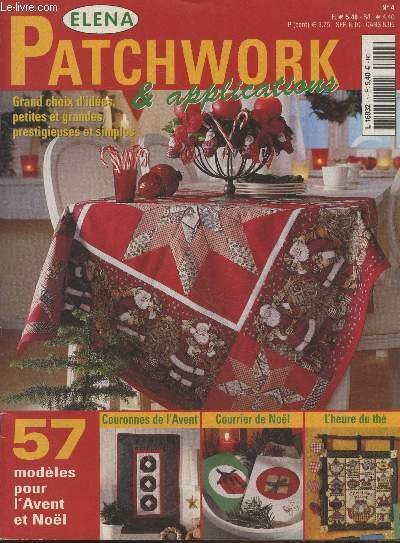 Elena Patchwork et applications n°4. Sommaire : Grand choix d'idées, … | Immagine principale