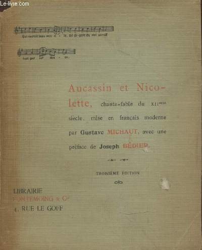 Auccasin et Nicolette - Chante-fable du XIIme siècle
