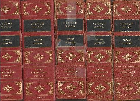 7 Tomes - Oeuvres complètes Victor Hugo Tomes 1 à …