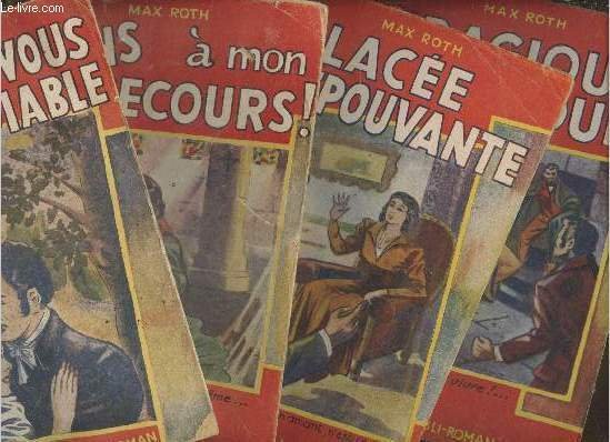 Les Amours de Faust et Marguerite en 4 tomes : Le rendez-vous du diable - Viens à mon secours ! - Glacée d'épouvante - Tragique Amour - (Collection "Bibli-Roman")