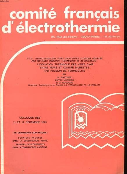 COMITE FRANCAIS D'ELECTROTHERMIE