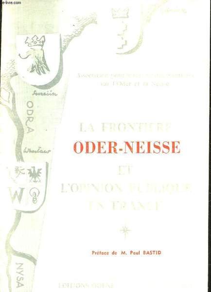 LA FRONTIERE ODER-NEISSE ET L'OPINION PUBLIQUE EN FRANCE | Immagine principale