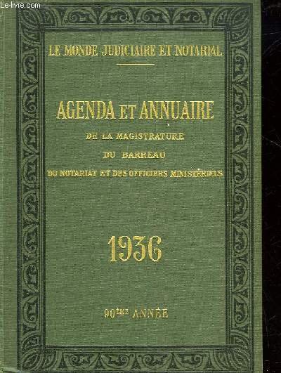 LE MONDE JUDICIAIRE ET NOTARIAL - AGENDA ET ANNUAIRE DE …