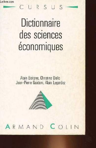 CURSUS - DICTIONNAIRE DES SCIENCES ECONOMIQUES