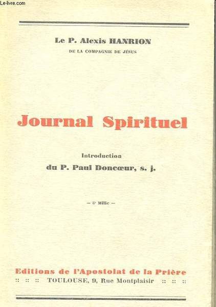 JOURNAL SPIRITUEL