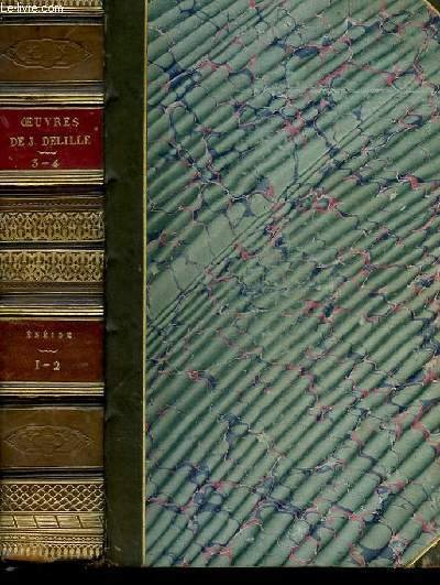 OEUVRES DE J. DELILLE - TOME 1 & 2 : … | Immagine principale