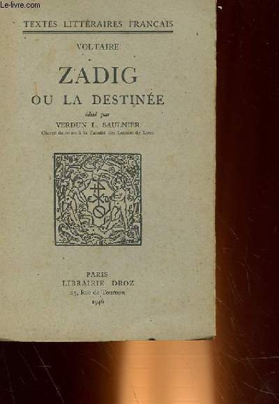 ZADIG OU LA DESTINEE | Immagine principale