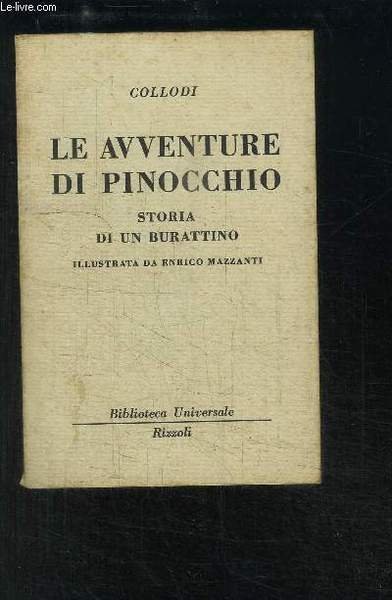 LE AVVENTURE DI PINOCCHIO- STORIA DI UN BURATTINO