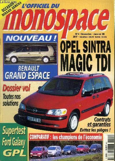 L'OFFICIEL DU MONOSPACE N°4 - Opel Sintra : Magic TDI, …