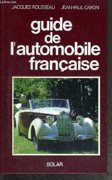 GUIDE DE L'AUTOMOBILE FRANCAISE