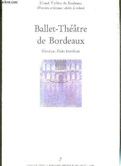 BALLET-THEATRE DE BORDEAUX - LES QUATRE SAISONS ET STRAUSS OCTOBRE 1993