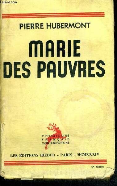 MARIE DES PAUVRES