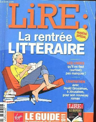 LIRE - N°398 - septembre 2011 / la rentrée littéraire … | Immagine principale