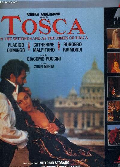 1 LASERDISC - ANDREA ANDERMANN PRESENTS : TOSCA - IN …