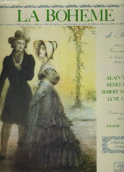 1 DISQUE AUDIO 33 TOURS - LA BOHEME - DE PUCCINI - Version anthologique en langue française - Carmen (Bizet) / les pecheurs de perles (Bizet) / Faust (Gounod) / Mireille (Gounod) / Werther (Massenet) / Madame Butterfly (Puccini) / Sigurd (Reyer).