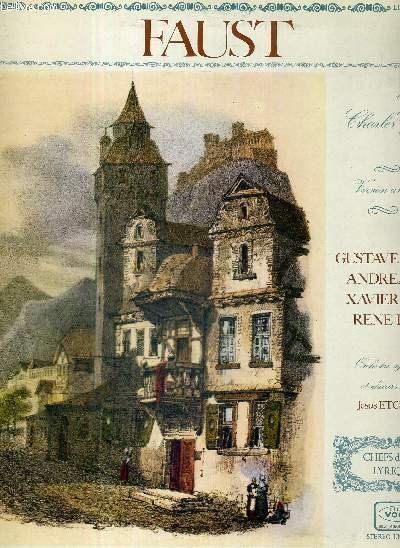 1 DISQUE AUDIO 33 TOURS - N°LDM 30128 - FAUST …