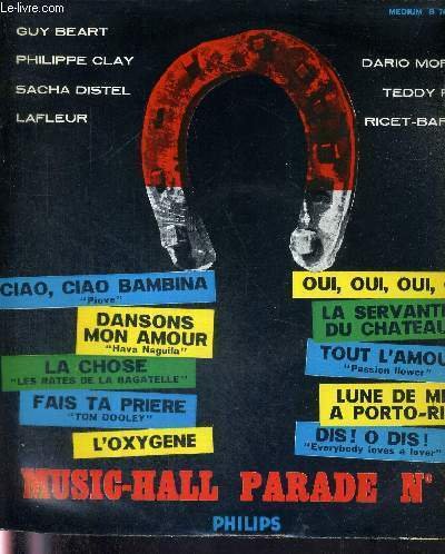 1 DISQUE VINYLE 33 TOURS - MUSIC-HALL PARADE N°18 / …