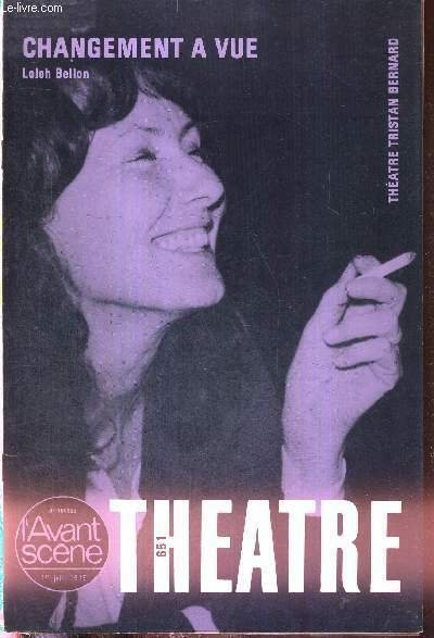 L'AVANT SCENE THEATRE N°651 - 1er juin 1979 / L'envers … | Immagine principale