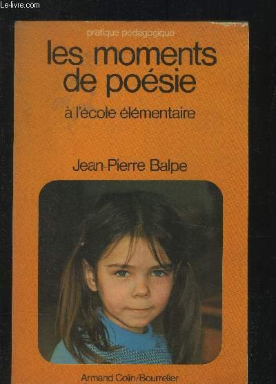 Les moments de poésie à l'école élémentaire