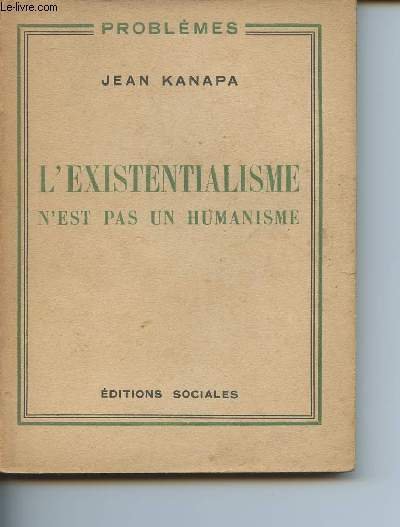 L'existentialisme n'est pas un humanisme