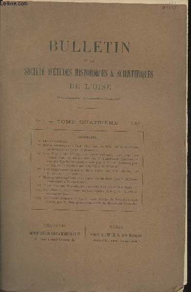Bulletin de la société d'études historiques & scientifiques de l'Oise …