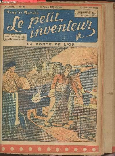 Le petit inventeur n°48- 12 Février 1924- La fonte de l'or