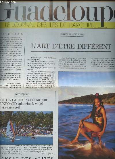 Guadeloupe- journal des iles de l'Archipel n°1- Avril, Mai, Juin …