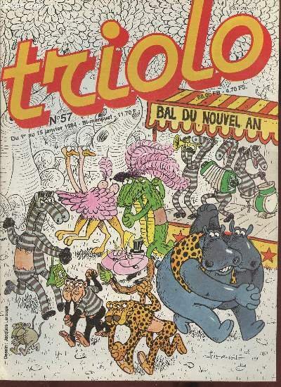 Triolo n°57- Du 1 au 15 Janvier 1984-Sommaire: Des cartes …