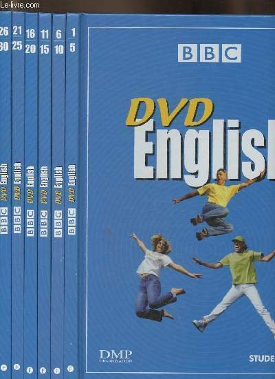 Lot de 6 volumes + 16 DVD/DVD English student books …
