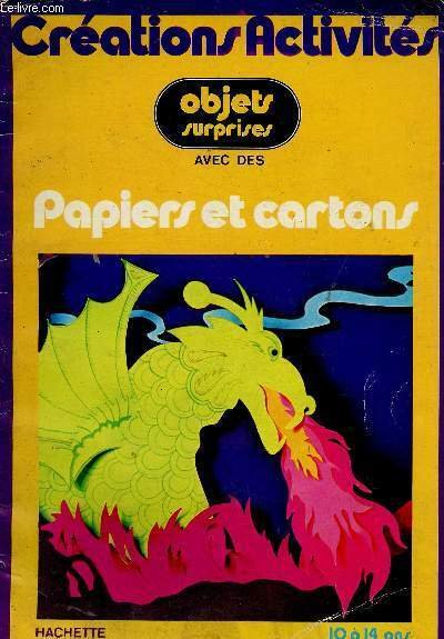 Créations Activités : Objets surprises avec des papiers et cartons