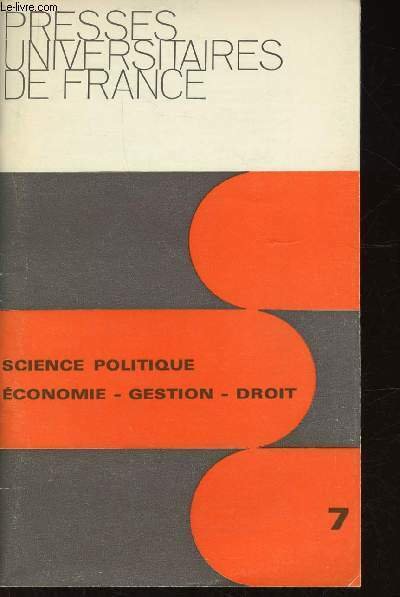 Science Politique - Economie - Gestion - Droit, n°7