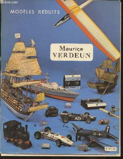Catalogue de jeux, jouets et modèles réduits Maurice Verdeun