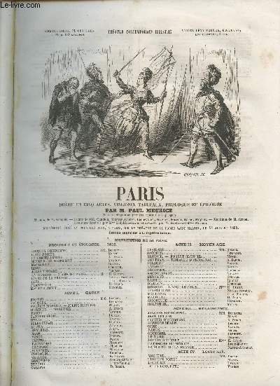 Paris- drame en cinq actes, 26 tableaux, prologue et épilogue …