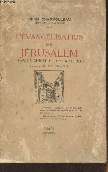 L'évangélisation de Jérusalem par le Christ et les Apôtres | Immagine principale